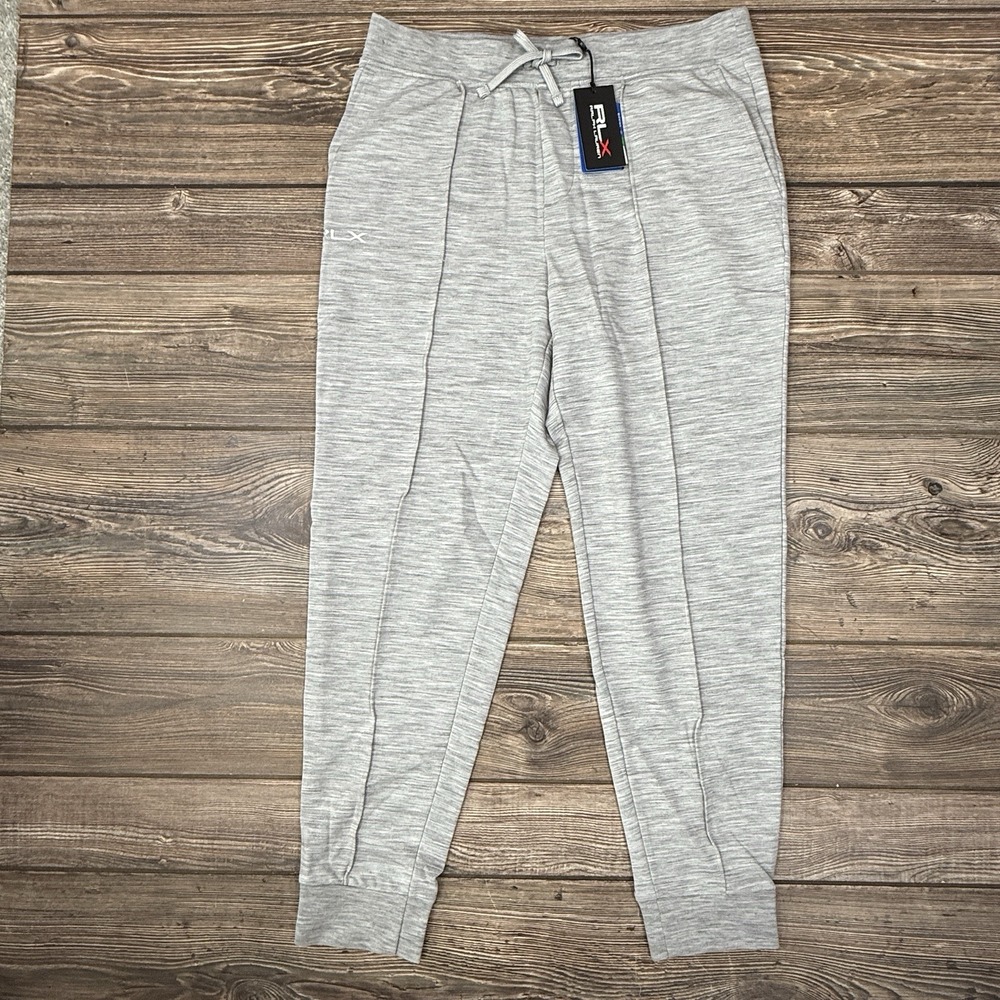RLX Ralph Lauren Men's Wool Blend French Terry Joggers Gray Size Large NWT $228